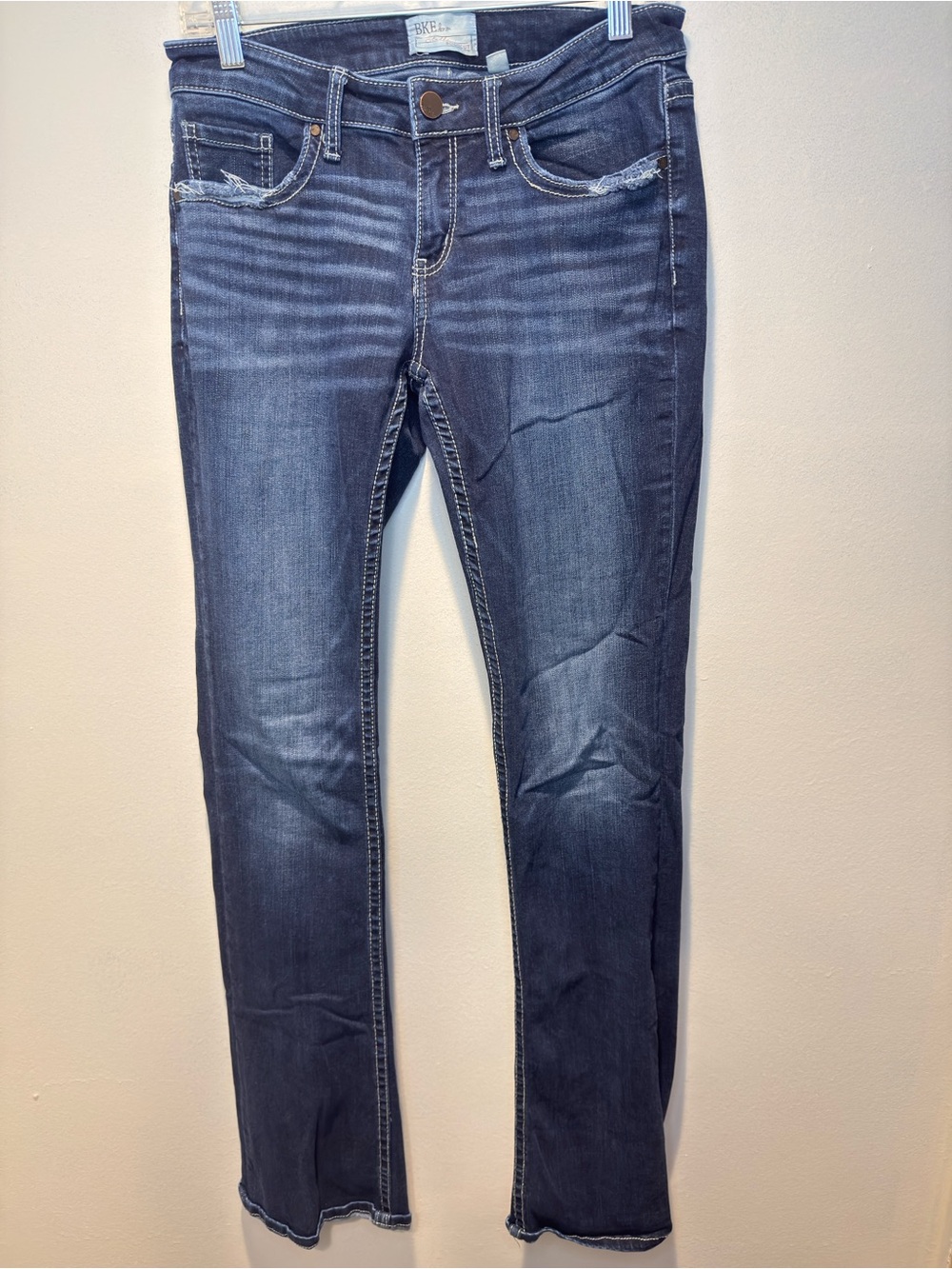 BKE Stella Bootcut Blue Jean Western Cowgirl Jeans Sizs 29x35 1/2